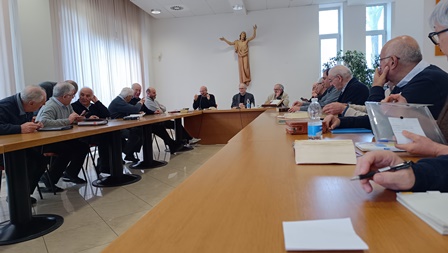 Un momento delle meditazioni