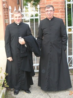 I due Parroci il giorno della presa di possesso dell'Unità Pastorale