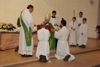 Mons. Vecchi istituisce accolito Francesco Bestetti