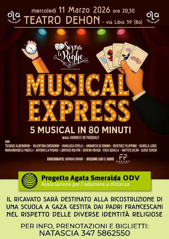 Musica Express Spettacolo a cura della compagnia Oltre le quinte