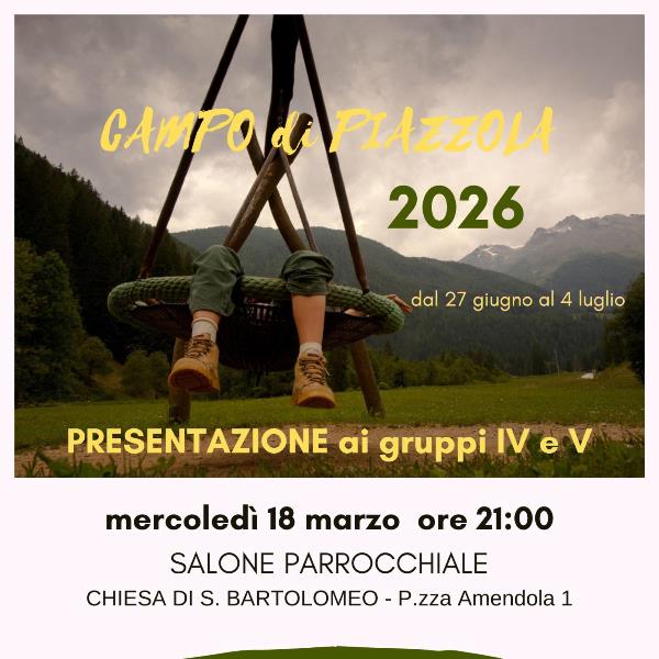 Campo di Piazzola 2026