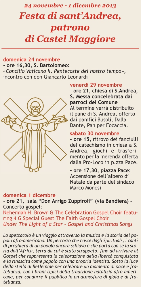 Festa di Sant'Andrea Apostolo patrono di Castel Maggiore (BO)