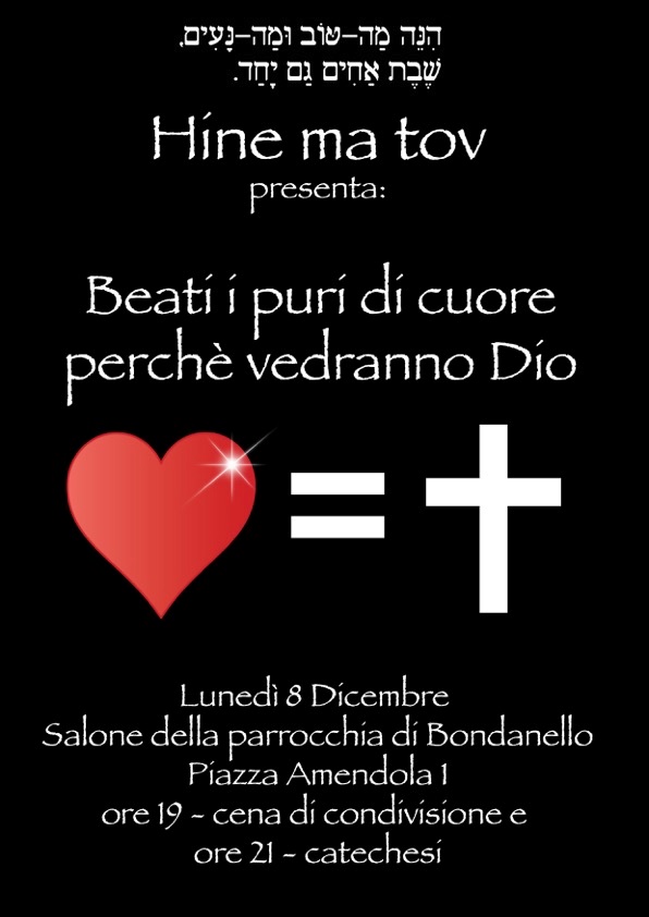 Beati i puri di cuore perch vedranno Dio
