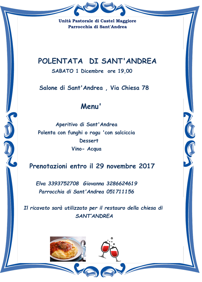 Polentata di Sant'Andrea per la festa patronale