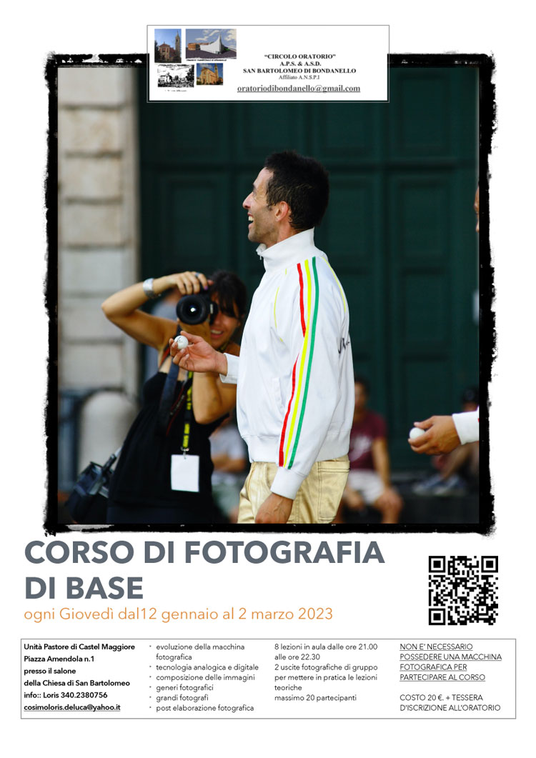 Corso di Fotografia di Base 2022