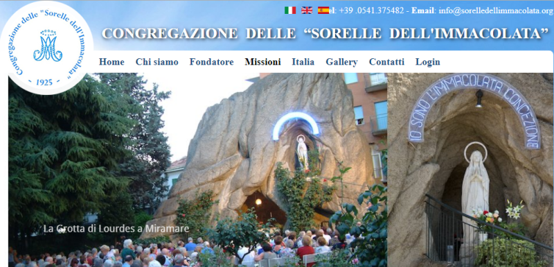 Sito delle Sorelle dell'Immacolata