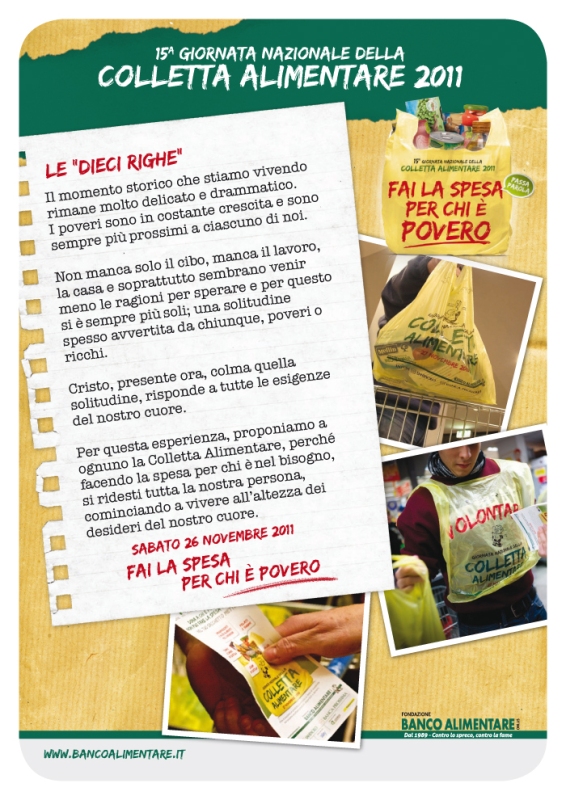 Giornata Nazionale della Colletta Alimentare 2011