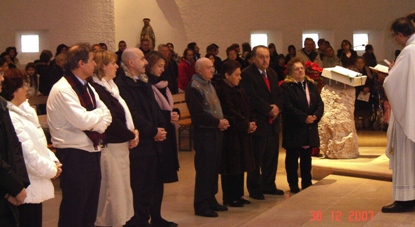 Un momento della cerimonia dello scorso anno a San Bartolomeo di Bondanello