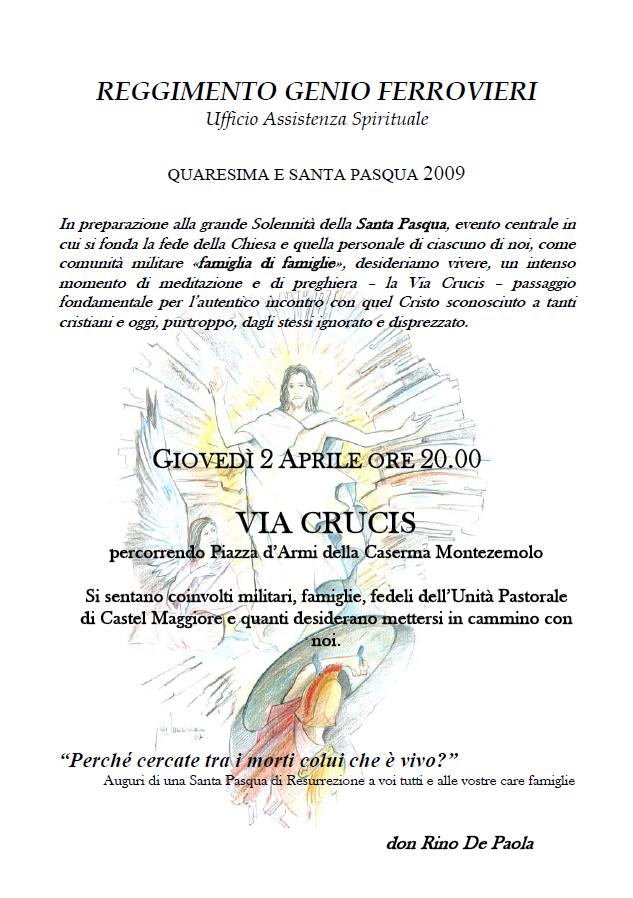 Via Crucis in Caserma
