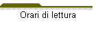 Orari di lettura